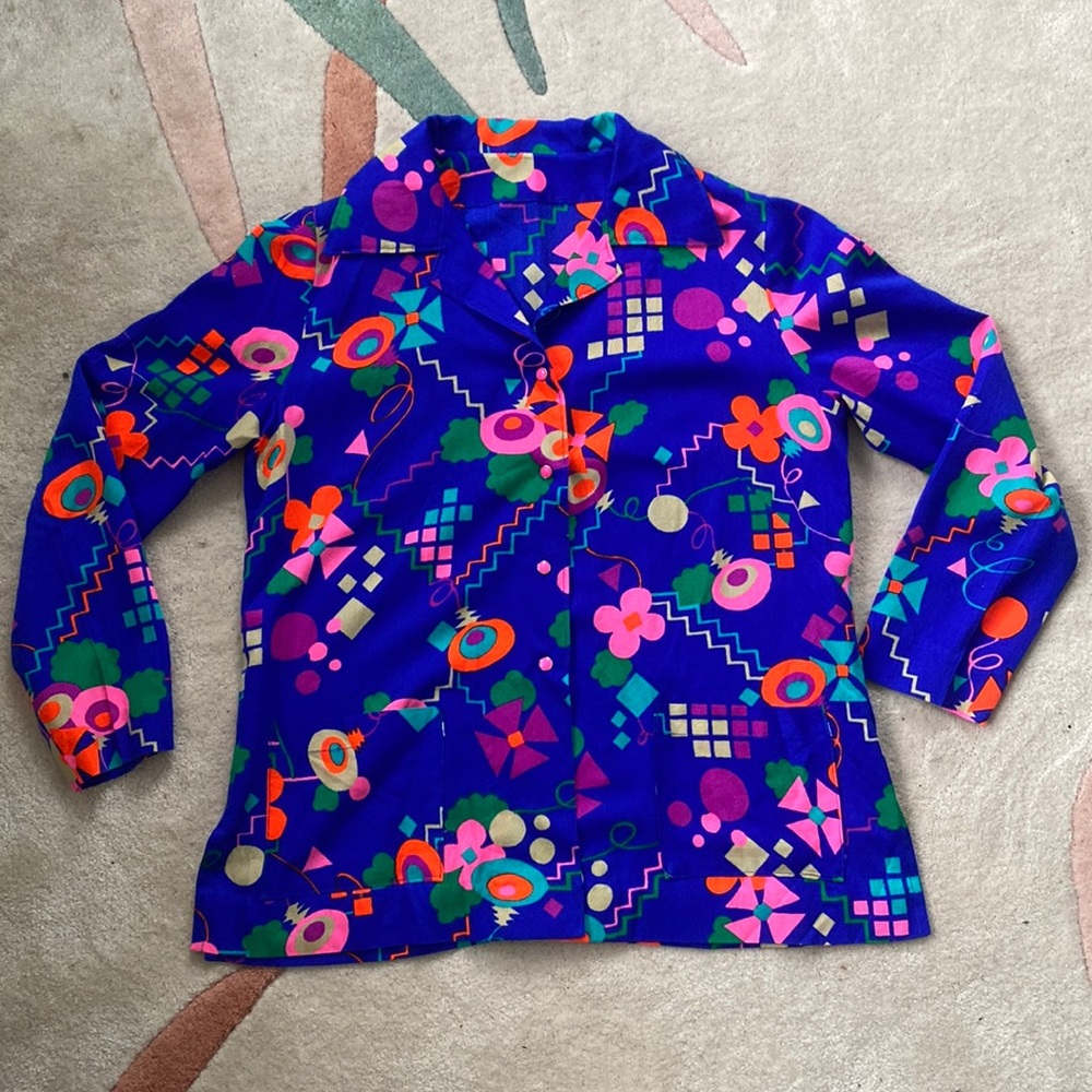 70s Vibrant Chore Coat